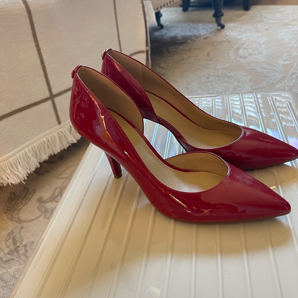 MICHAEL Michael Kors Red Patent Heels